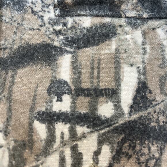 Vtg Mossy Oak Mens 2XL Fall Foliage Camo Heavy Hunting Shirt 80s 90s Made In USA - Picture 6 of 8